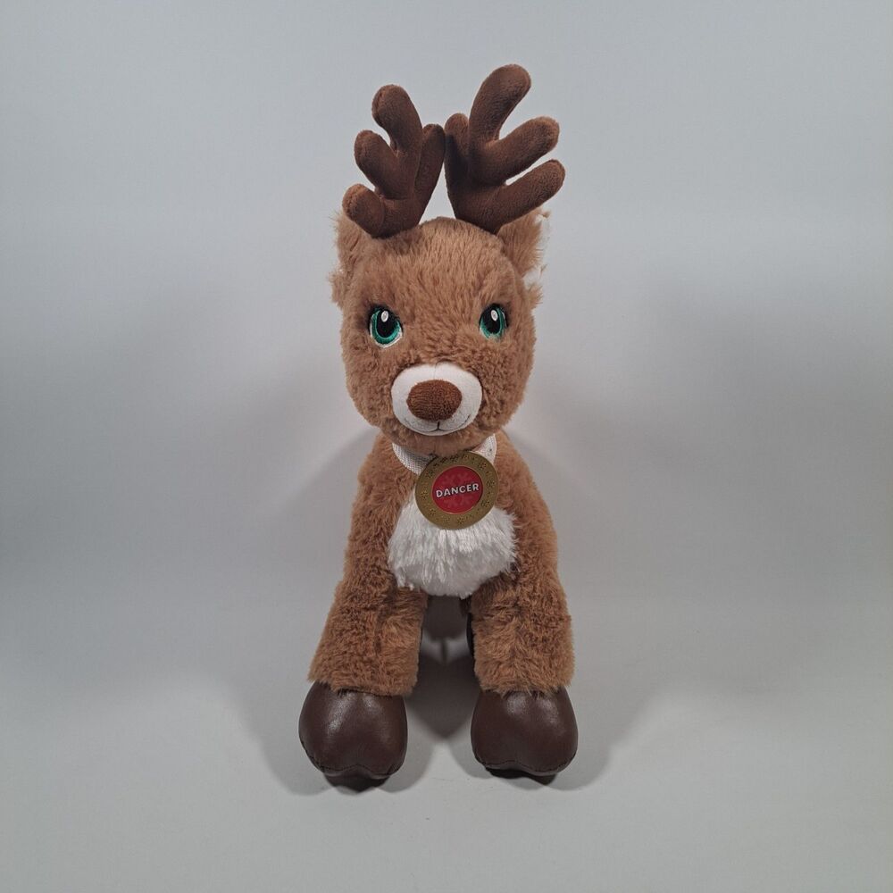 Build A Bear Christmas Dancer 18" Plush Stuffed Animal Toy Reindeer Rudolph BAB